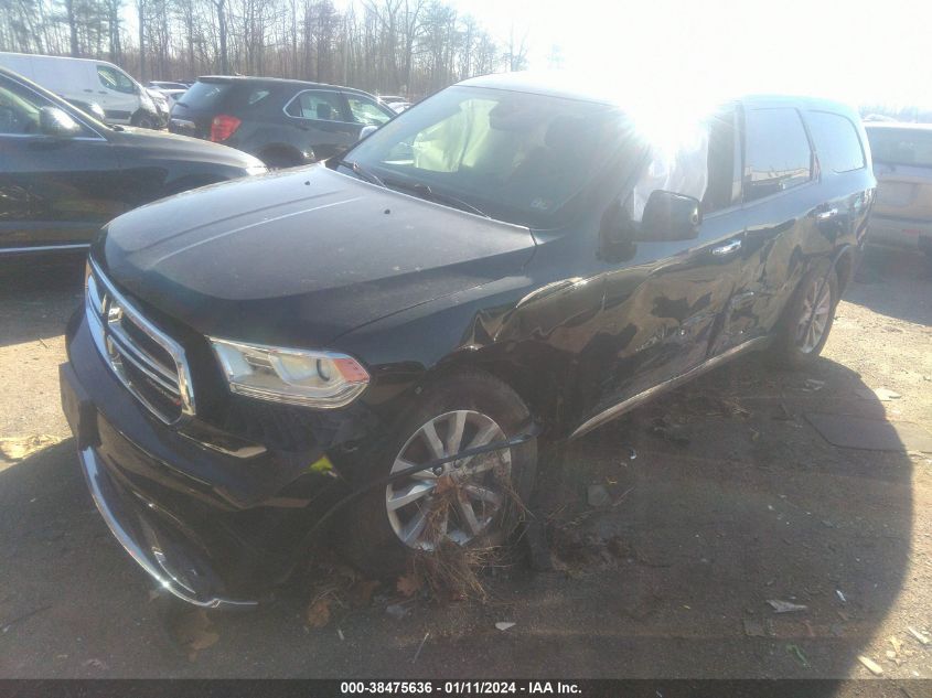 2019 DODGE DURANGO SXT AWD - 1C4RDJAG1KC586268