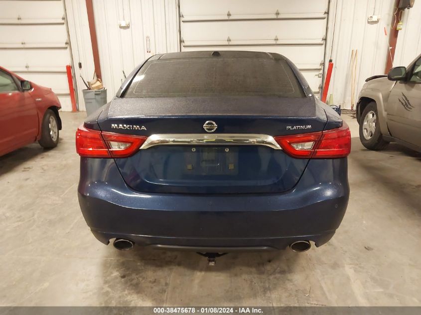 2017 NISSAN MAXIMA 3.5S/SV/SL/SR/PLAT - 1N4AA6AP9HC362621