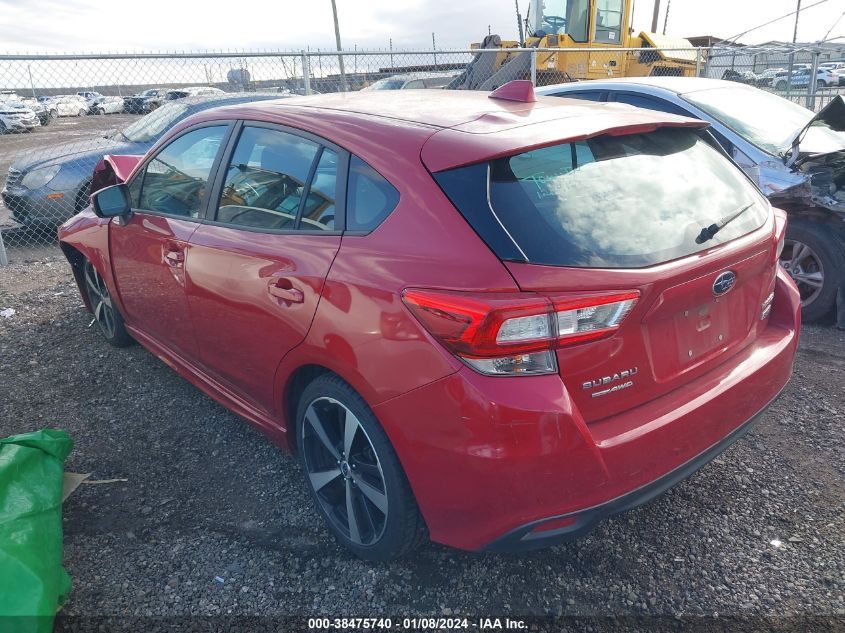 2018 SUBARU IMPREZA 2.0I SPORT - 4S3GTAL63J3714507