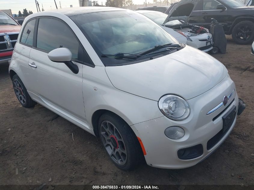 2013 FIAT 500 SPORT - 3C3CFFBRXDT513909
