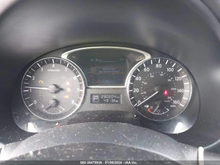 2013 NISSAN ALTIMA 2.5/S/SV/SL - 1N4AL3AP8DC164910