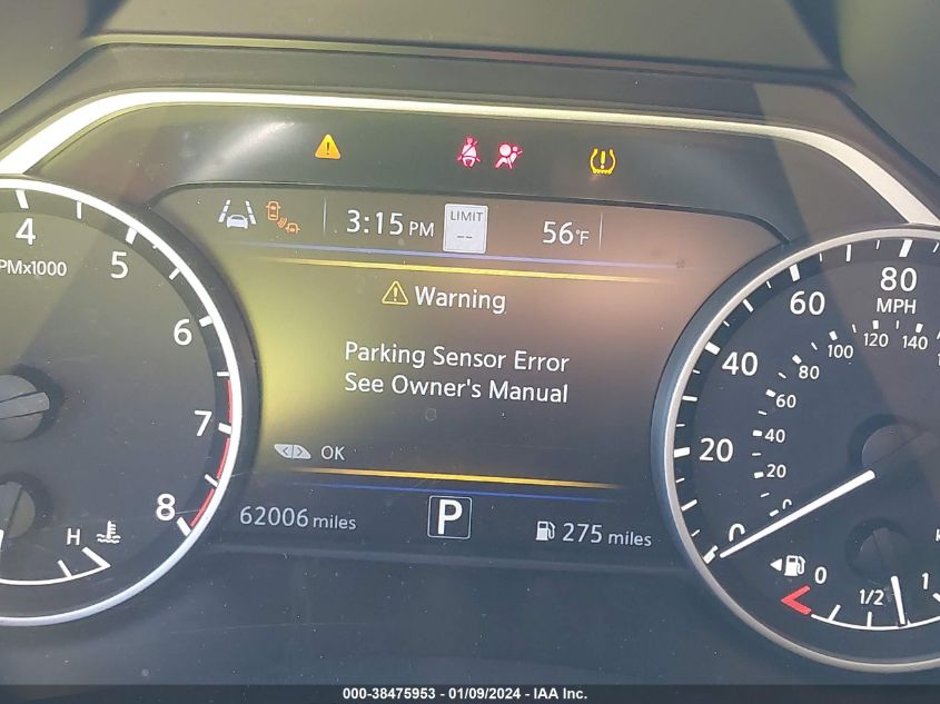 2020 NISSAN MURANO SL FWD - 5N1AZ2CJ9LN108632