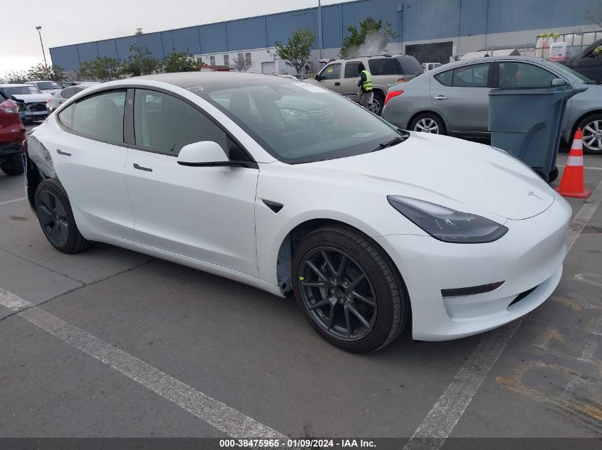 2022 TESLA MODEL 3 REAR-WHEEL DRIVE - 5YJ3E1EA1NF343575