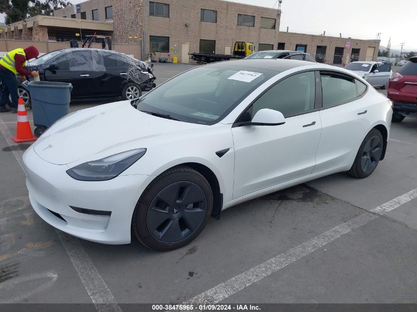 2022 TESLA MODEL 3 REAR-WHEEL DRIVE - 5YJ3E1EA1NF343575