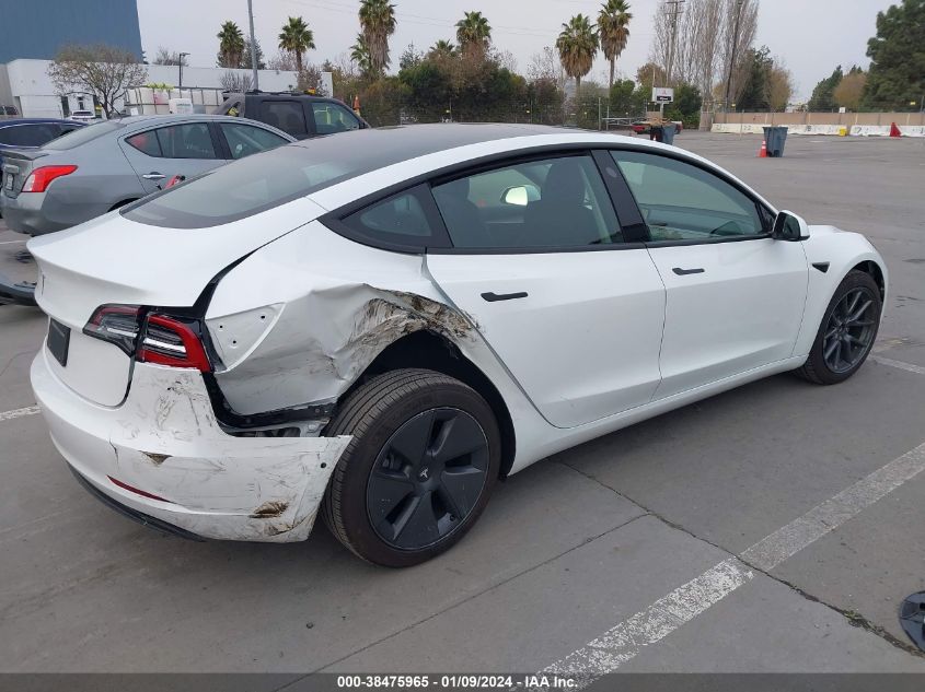 2022 TESLA MODEL 3 REAR-WHEEL DRIVE - 5YJ3E1EA1NF343575