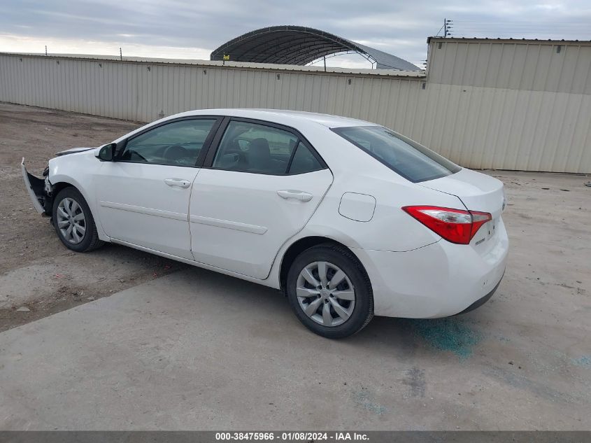 2015 TOYOTA COROLLA LE - 2T1BURHE0FC311511