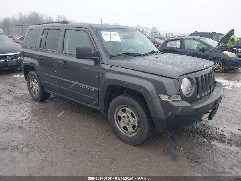2014 JEEP PATRIOT SPORT - 1C4NJRBB6ED908376