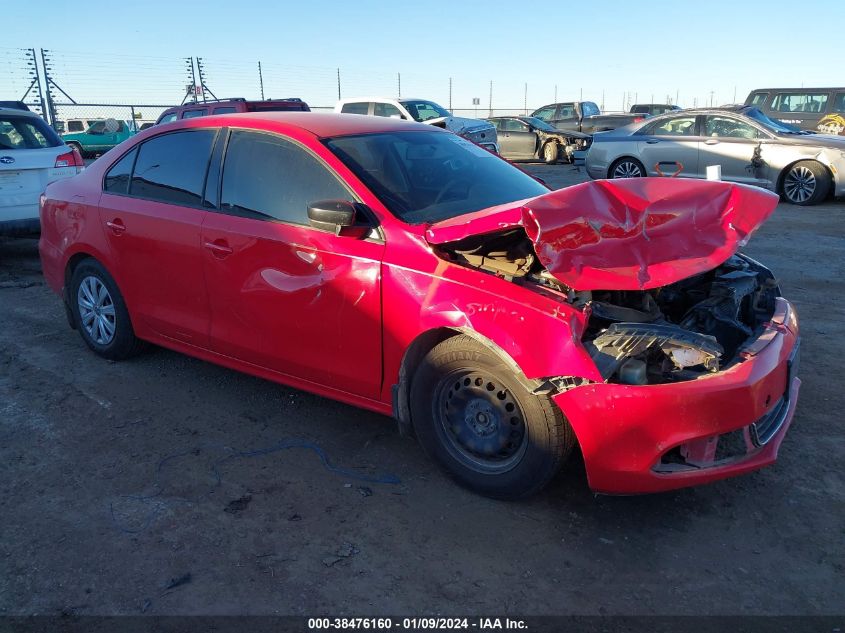 2014 VOLKSWAGEN JETTA S - 3VW1K7AJXEM329921