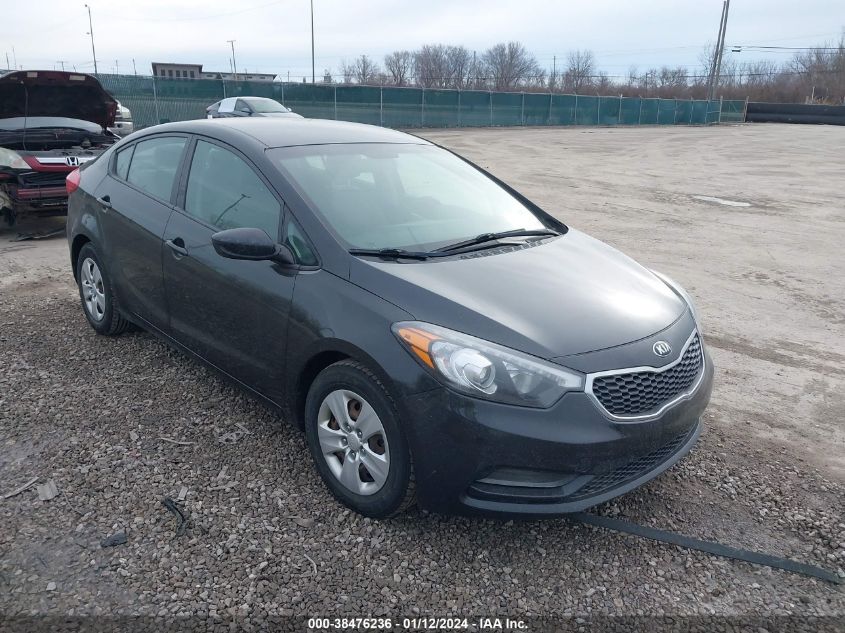 2015 KIA FORTE LX - KNAFK4A6XF5436538