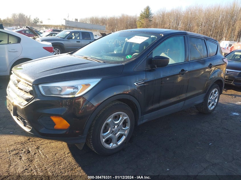 VIN 1FMCU0F74HUD01568 2017 FORD ESCAPE S