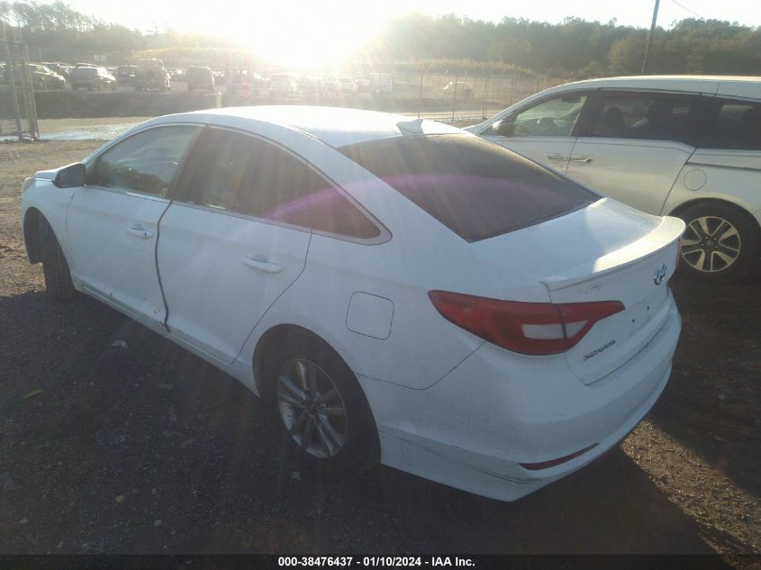 2016 HYUNDAI SONATA SE - 5NPE24AF4GH398935