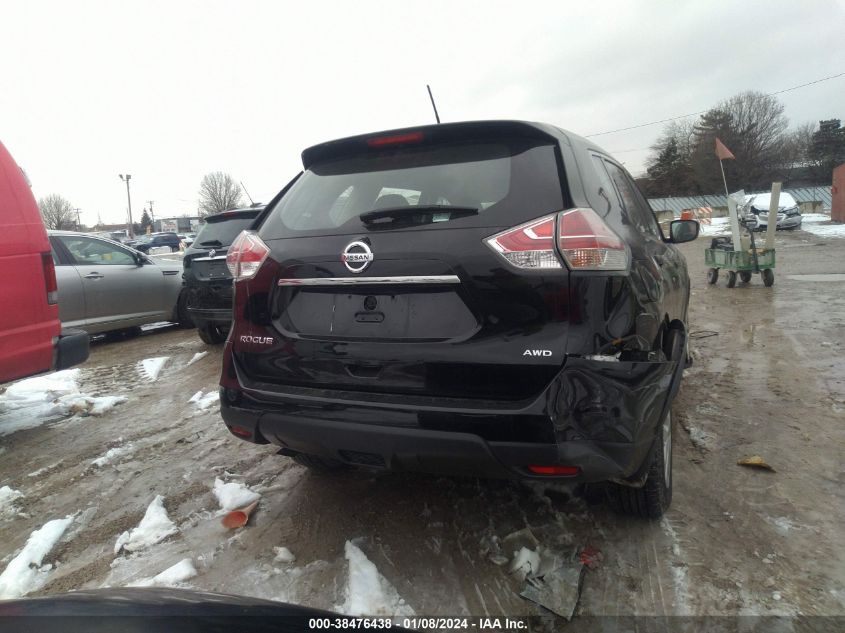 2016 NISSAN ROGUE S - KNMAT2MV8GP654534