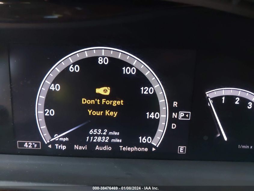 2013 MERCEDES-BENZ S 550 WDDNG7DB0DA514877