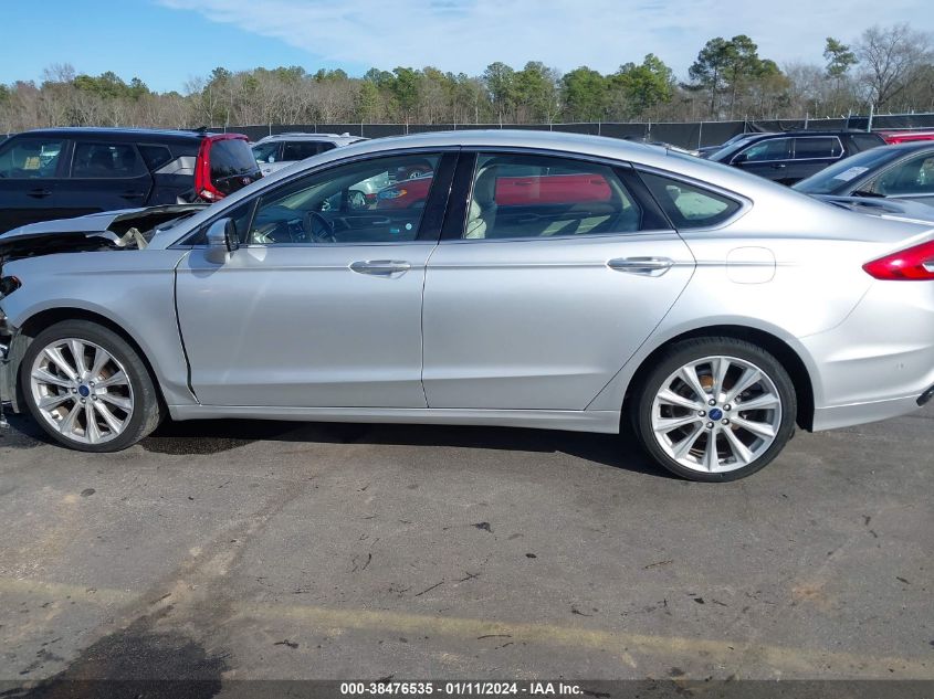 2017 FORD FUSION PLATINUM - 3FA6P0D92HR290452