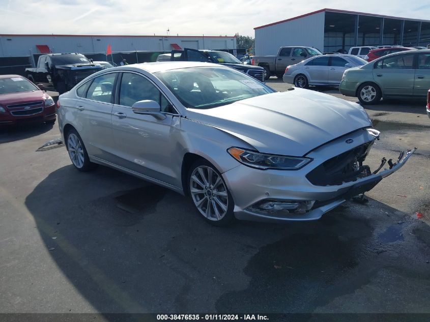 2017 FORD FUSION PLATINUM - 3FA6P0D92HR290452