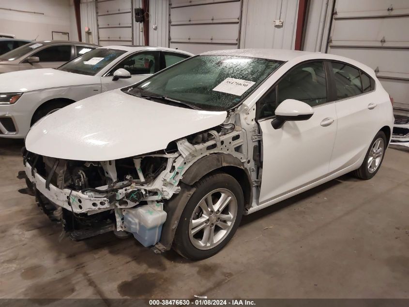 2017 CHEVROLET CRUZE LT - 3G1BE6SM2HS589014