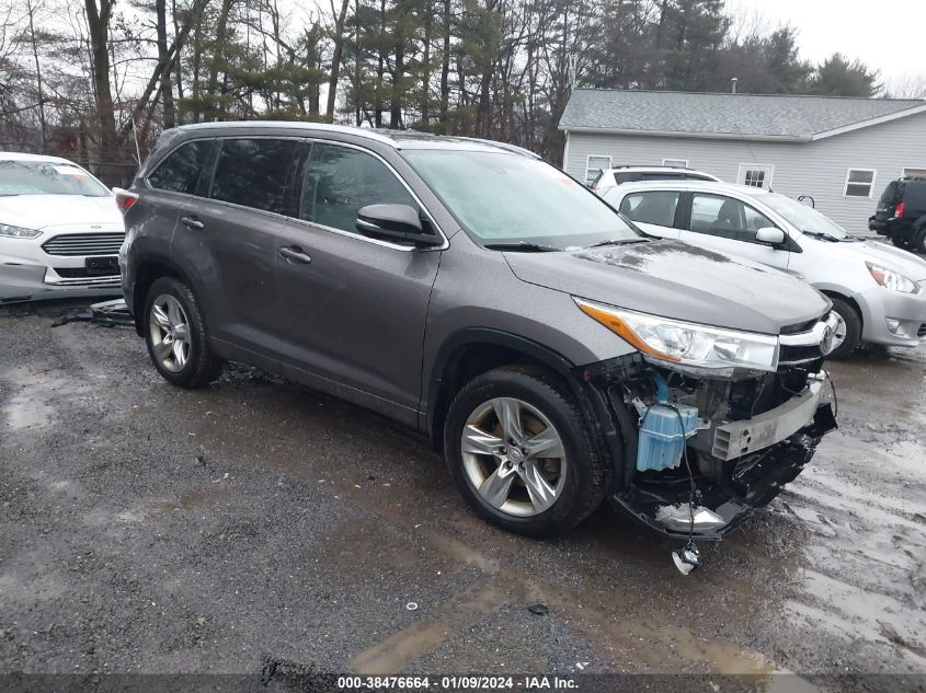 2015 TOYOTA HIGHLANDER LIMITED V6 - 5TDDKRFH6FS101739