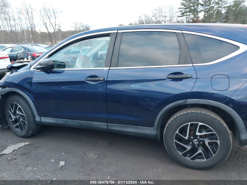 2016 HONDA CR-V SE - 5J6RM4H49GL059223