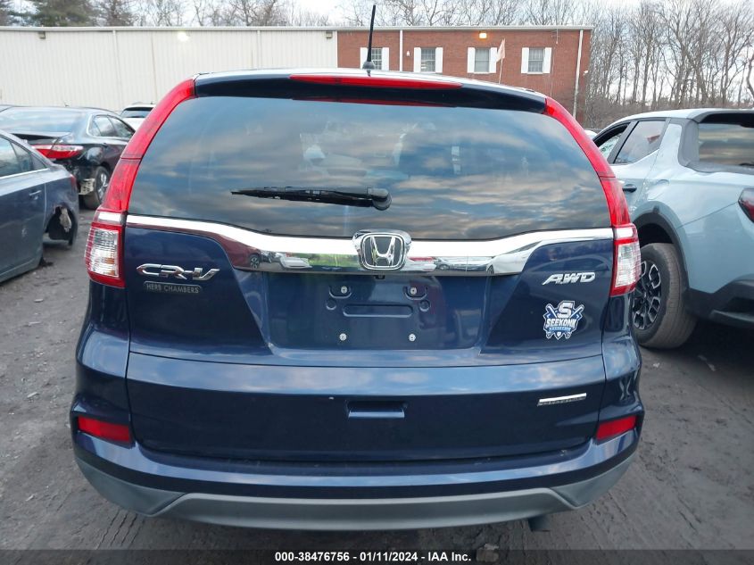 2016 HONDA CR-V SE - 5J6RM4H49GL059223