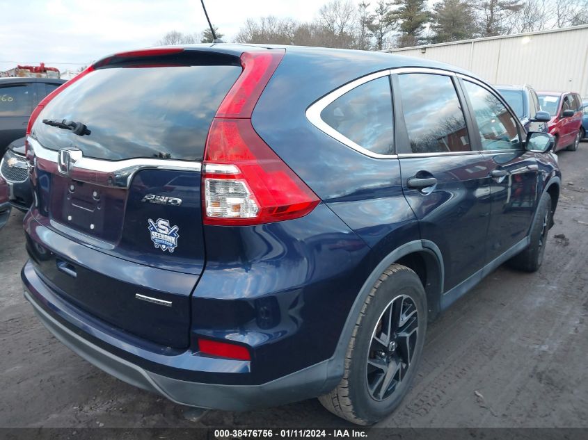 2016 HONDA CR-V SE - 5J6RM4H49GL059223