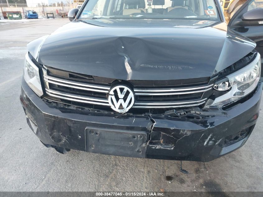 2016 VOLKSWAGEN TIGUAN S - WVGBV7AX5GW601048