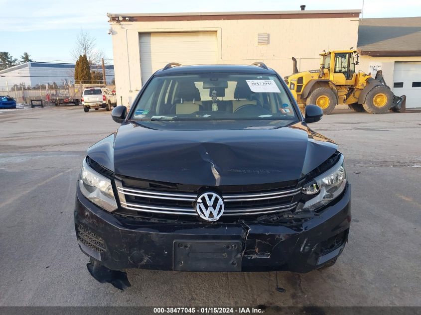 2016 VOLKSWAGEN TIGUAN S - WVGBV7AX5GW601048