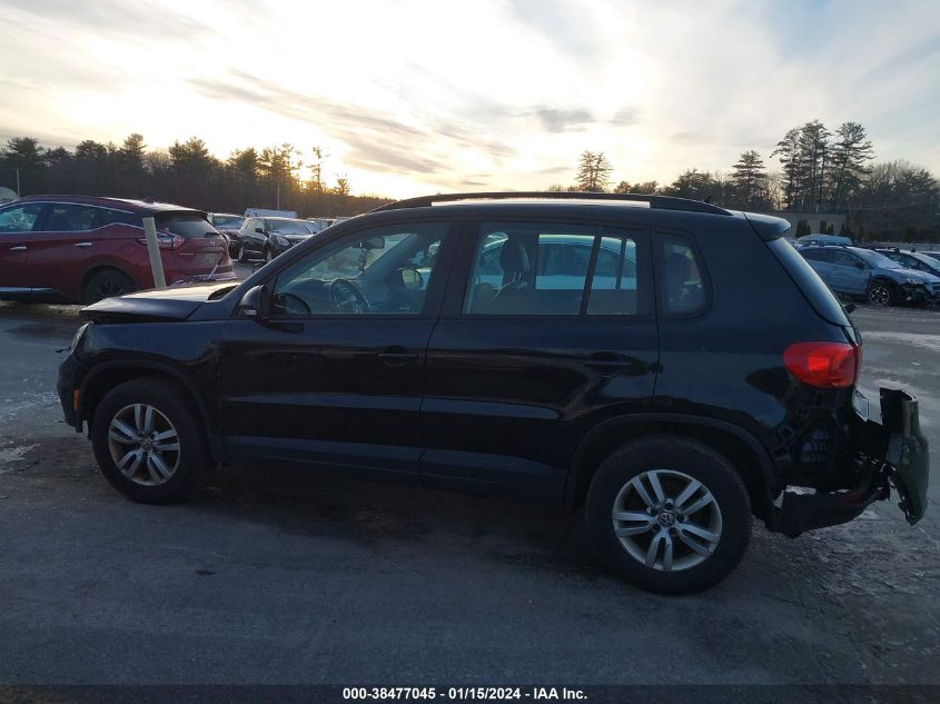 2016 VOLKSWAGEN TIGUAN S - WVGBV7AX5GW601048