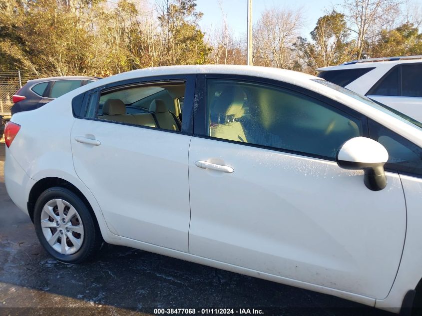 2015 KIA RIO LX - KNADM4A39F6449590
