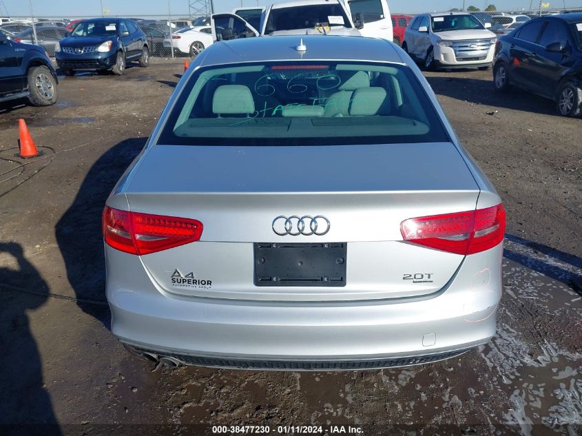 2014 AUDI A4 2.0T PREMIUM - WAUFFAFL6EA077244