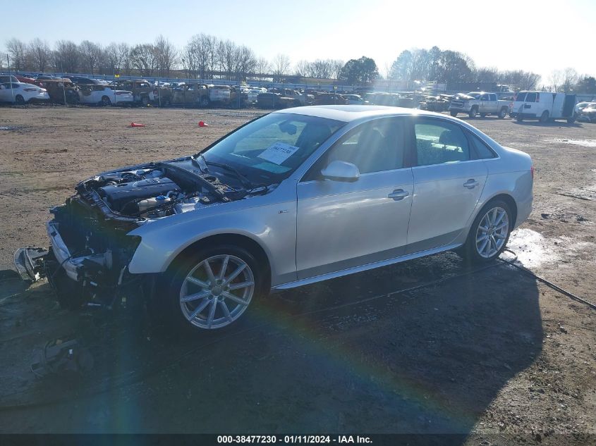 2014 AUDI A4 2.0T PREMIUM - WAUFFAFL6EA077244