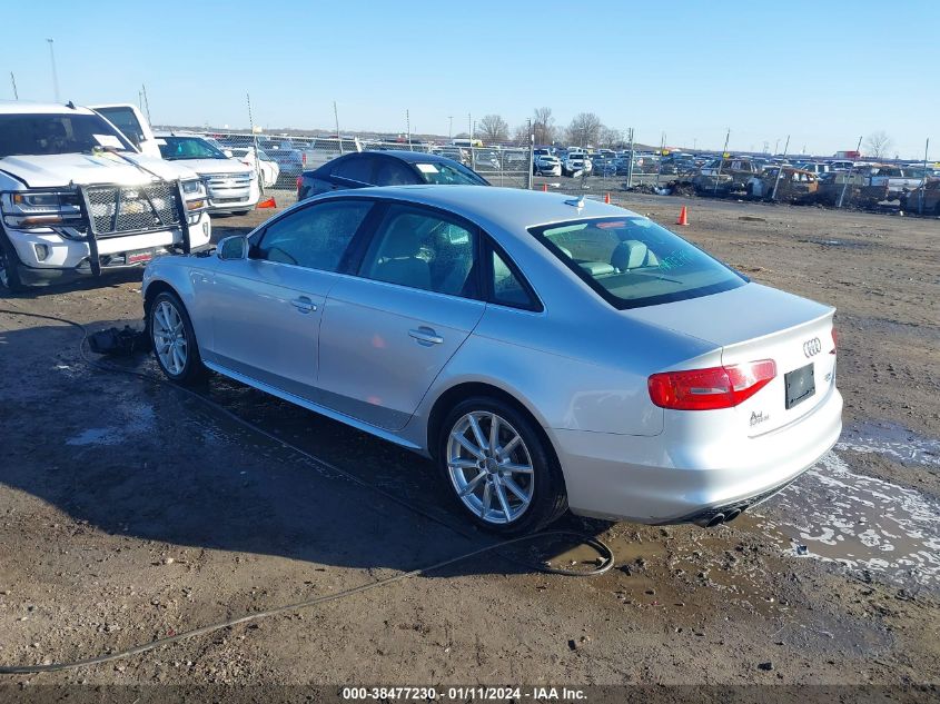 2014 AUDI A4 2.0T PREMIUM - WAUFFAFL6EA077244