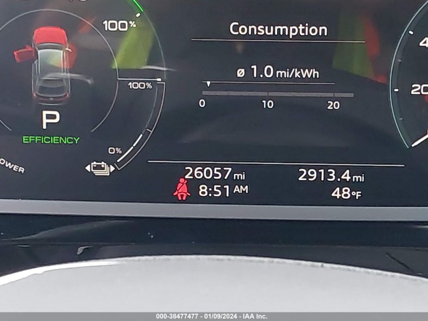 2022 AUDI E-TRON S SPORTBACK PREMIUM PLUS QUATTRO WA11CBGEXNB024059