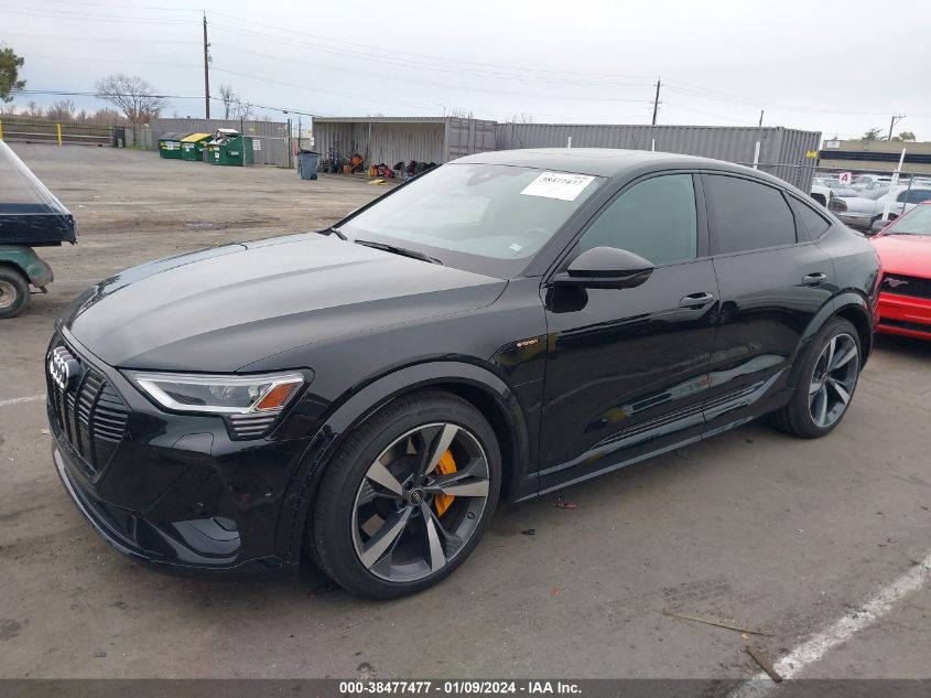 2022 AUDI E-TRON S SPORTBACK PREMIUM PLUS QUATTRO WA11CBGEXNB024059