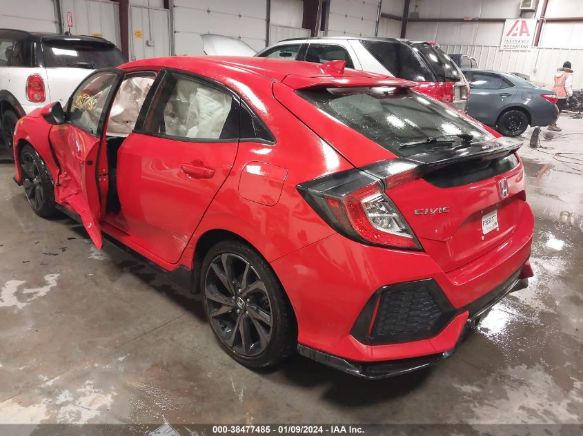 2019 HONDA CIVIC SPORT - SHHFK7H49KU223757