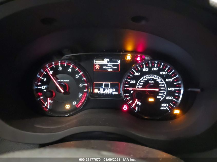 2019 SUBARU WRX - JF1VA1A66K9826643