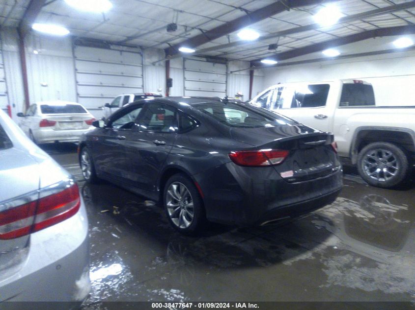 2015 CHRYSLER 200 S - 1C3CCCDG5FN610764