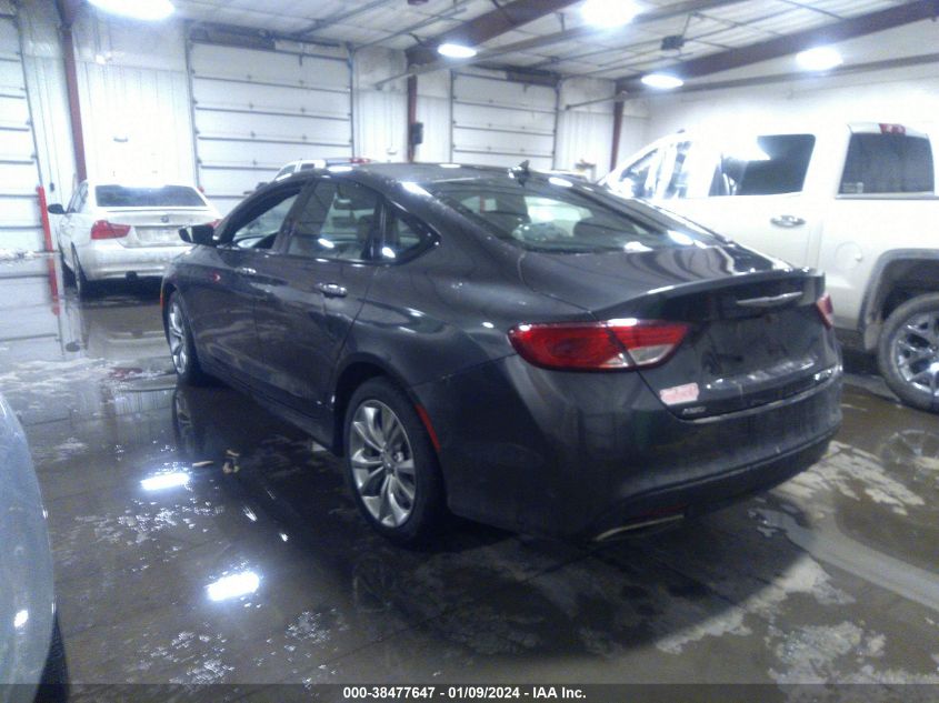 2015 CHRYSLER 200 S - 1C3CCCDG5FN610764