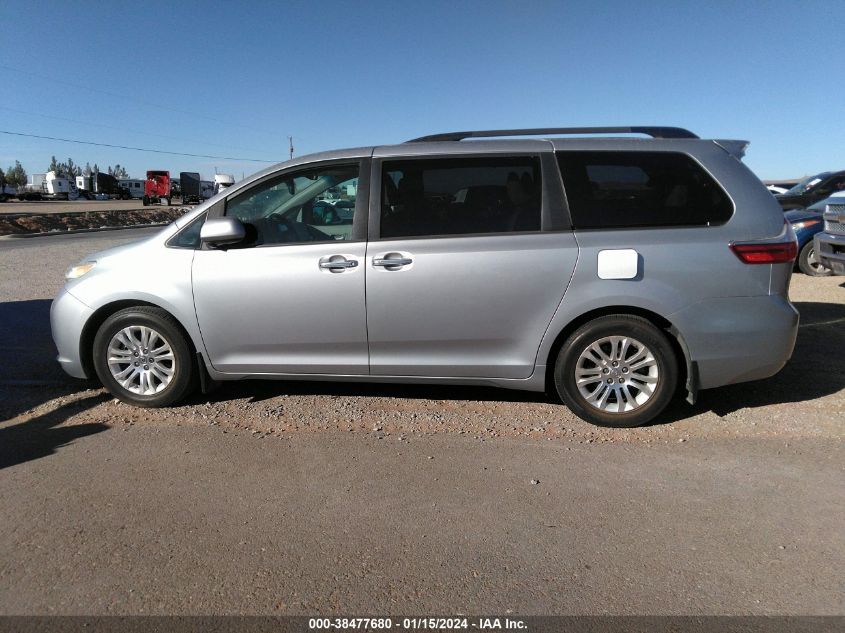 2015 TOYOTA SIENNA XLE PREMIUM 8 PASSENGER - 5TDYK3DC8FS571034