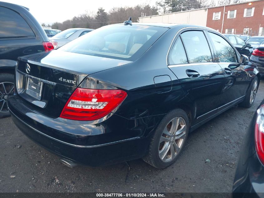 2014 MERCEDES-BENZ C 300 LUXURY 4MATIC/SPORT 4MATIC - WDDGF8ABXEG224618