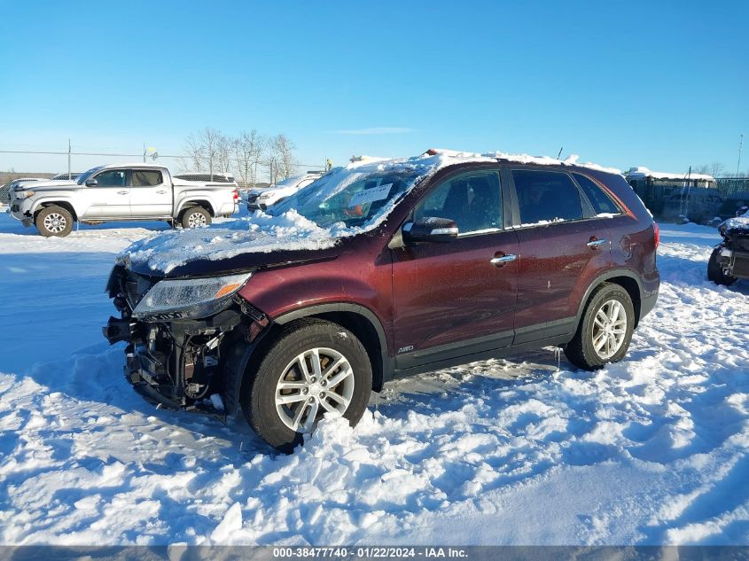 2015 KIA SORENTO LX - 5XYKTCA60FG640345