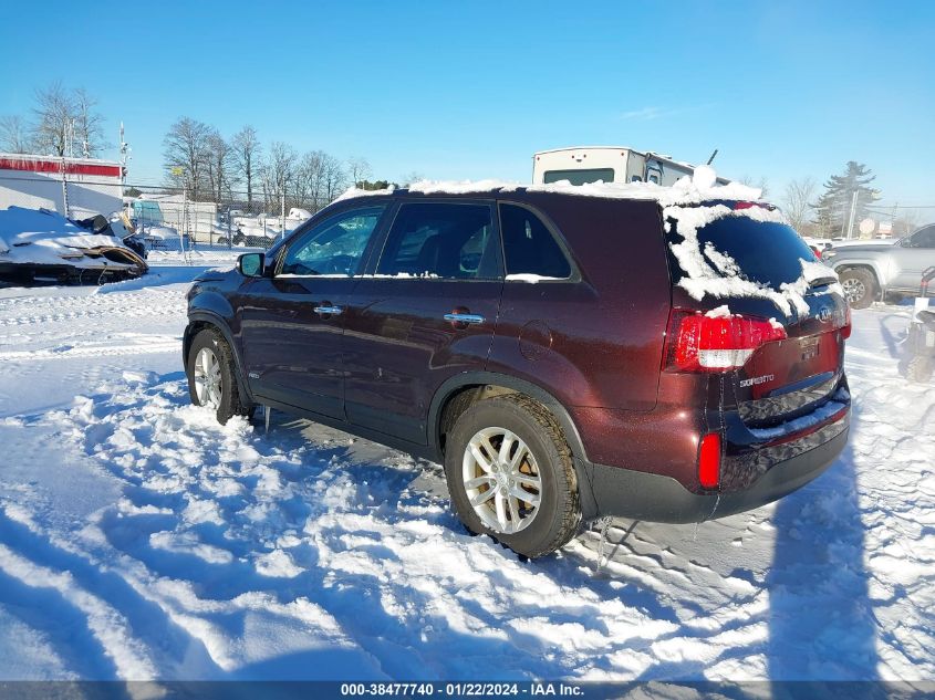 2015 KIA SORENTO LX - 5XYKTCA60FG640345