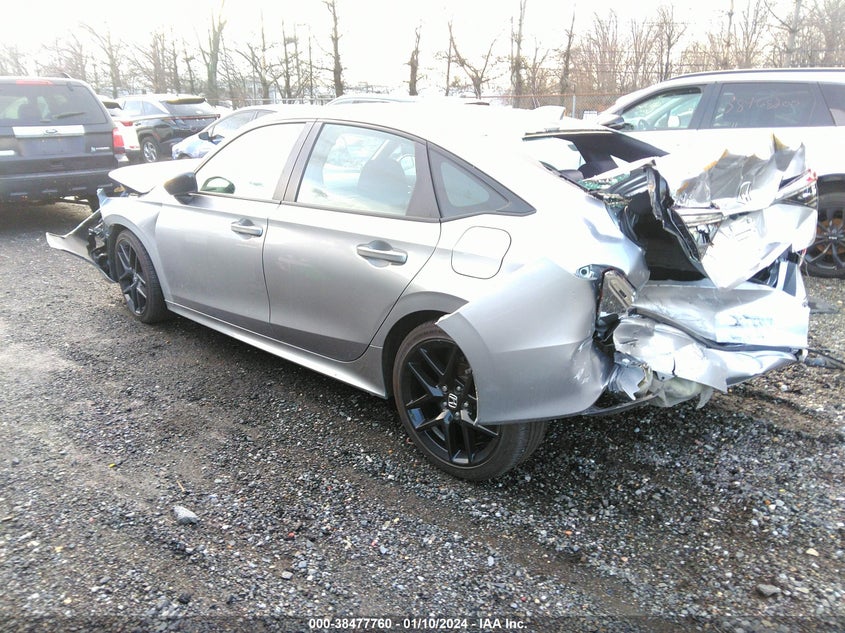 VIN 2HGFE2F52NH568670 2022 HONDA CIVIC SPORT
