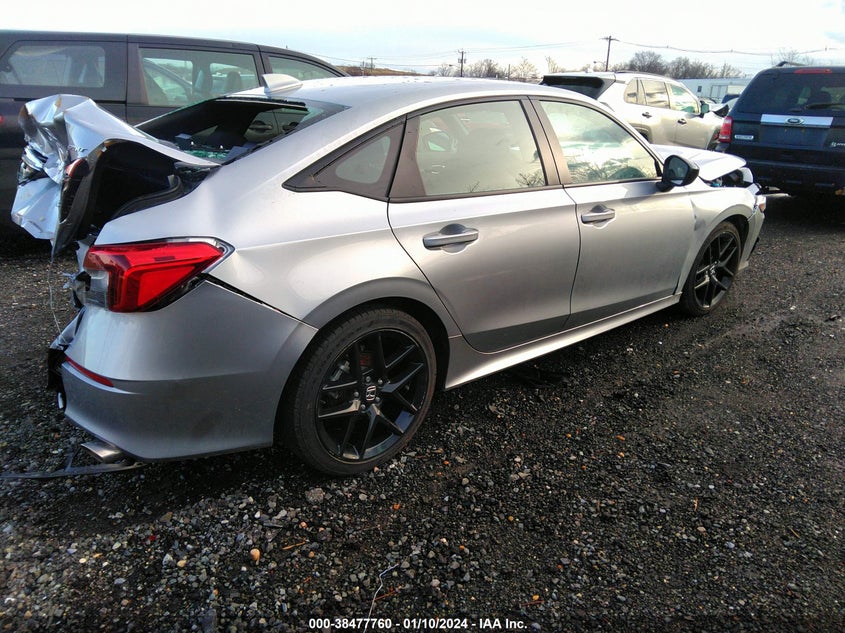 VIN 2HGFE2F52NH568670 2022 HONDA CIVIC SPORT