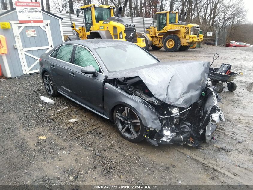 2018 AUDI A4 2.0T PREMIUM/2.0T TECH PREMIUM - WAUENAF41JN016801