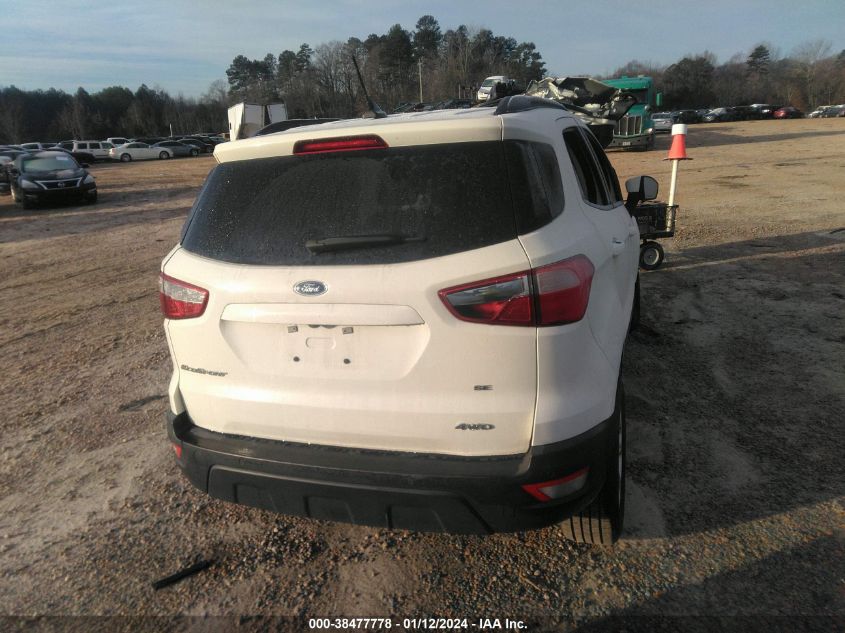 2020 FORD ECOSPORT SE - MAJ6S3GL7LC323251