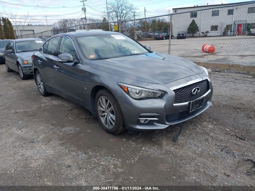 Lot #2525407278 2017 INFINITI Q50 2.0T PREMIUM salvage car