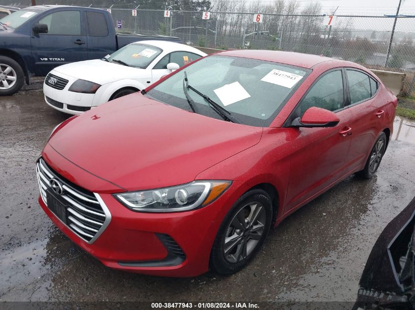 2018 HYUNDAI ELANTRA SEL - 5NPD84LF6JH348925