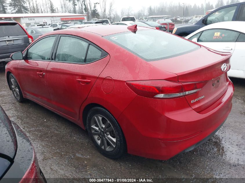 2018 HYUNDAI ELANTRA SEL - 5NPD84LF6JH348925