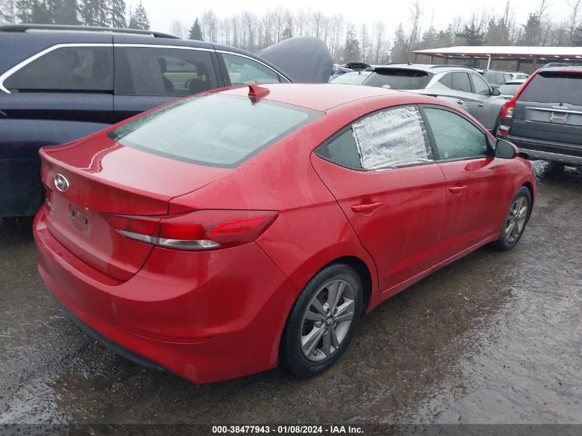 2018 HYUNDAI ELANTRA SEL - 5NPD84LF6JH348925