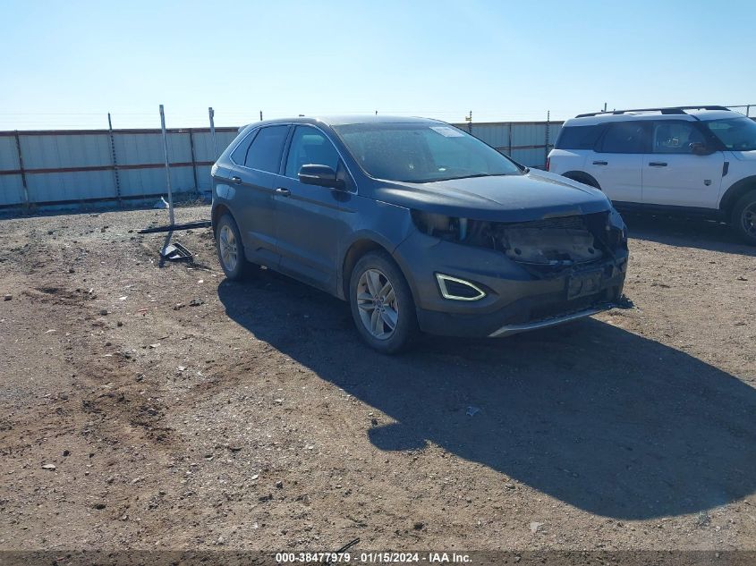 Lot #2539240611 2016 FORD EDGE SEL salvage car